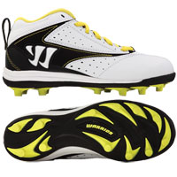 Youth Vex Cleat (White with Black and Yellow)